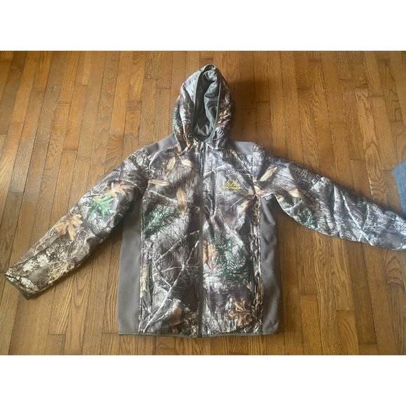 Realtree Hunting Jacket Camo Men's Full Zip Hooded Size M - Picture 1 of 10
